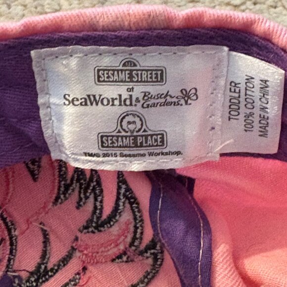 Toddler Sesame Street Abby Cadabby Pink Baseball Cap - Picture 3 of 3